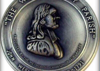 Medalla J. Wesley -1703-1791